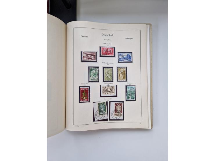 1920/58, in den Hauptnummern komplette, anfangs meist ungebrauchte, später postfrische und ungebrauchte Sammlung inkl. Dienst