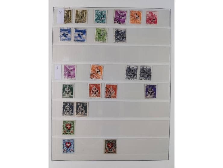 Dienst- und Portomarken: &nbsp;1878/1950, ungebraucht/postfrische und gestempelte Sammlung inkl. Doubletten mit u.a. Industri