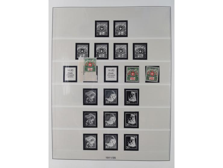 Dienst- und Portomarken: &nbsp;1878/1950, ungebraucht/postfrische und gestempelte Sammlung inkl. Doubletten mit u.a. Industri