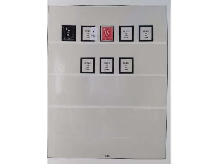 Dienst- und Portomarken: &nbsp;1878/1950, ungebraucht/postfrische und gestempelte Sammlung inkl. Doubletten mit u.a. Industri