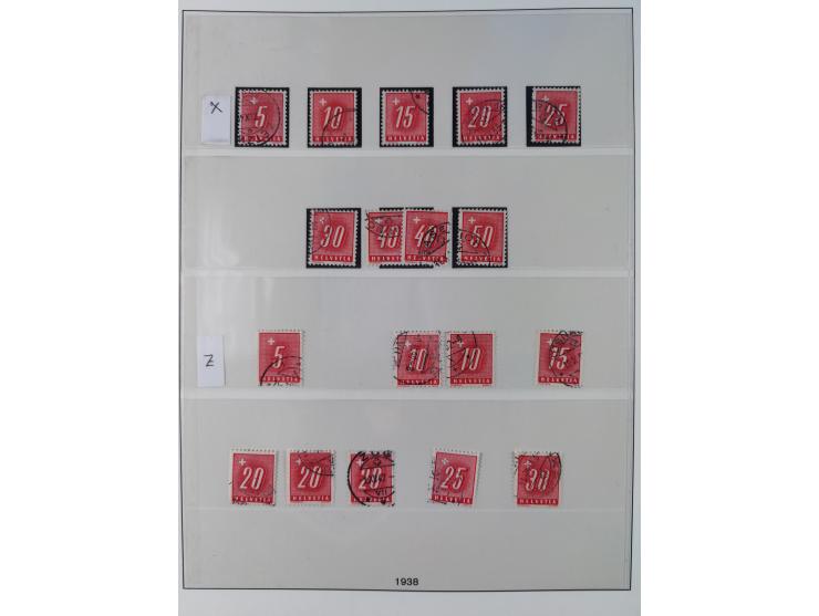 Dienst- und Portomarken: &nbsp;1878/1950, ungebraucht/postfrische und gestempelte Sammlung inkl. Doubletten mit u.a. Industri