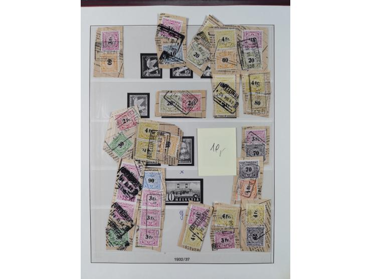 Dienst- und Portomarken: &nbsp;1878/1950, ungebraucht/postfrische und gestempelte Sammlung inkl. Doubletten mit u.a. Industri