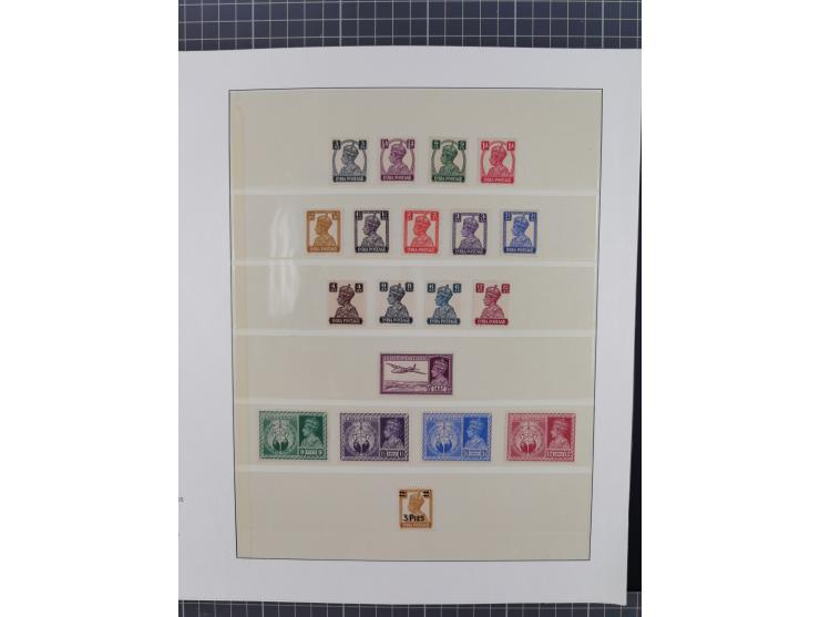 1855/1950 (ca.), unused and used collection including many better sets and single stamps, including SG 147, 191, Gandhi set, 