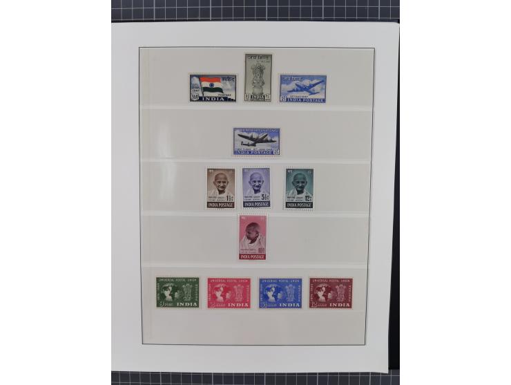 1855/1950 (ca.), unused and used collection including many better sets and single stamps, including SG 147, 191, Gandhi set, 