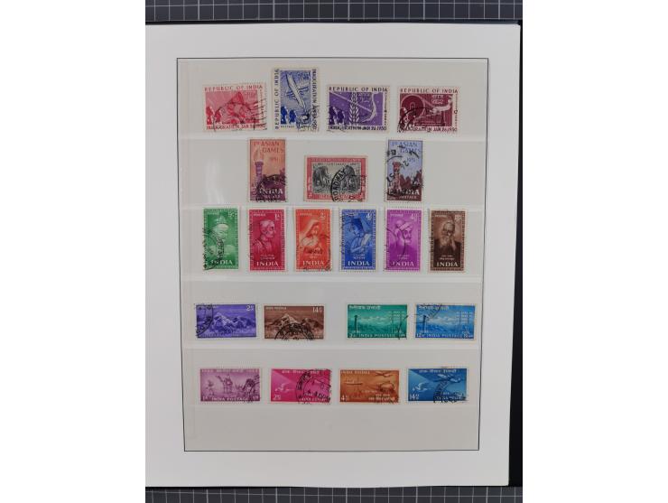 1855/1950 (ca.), unused and used collection including many better sets and single stamps, including SG 147, 191, Gandhi set, 