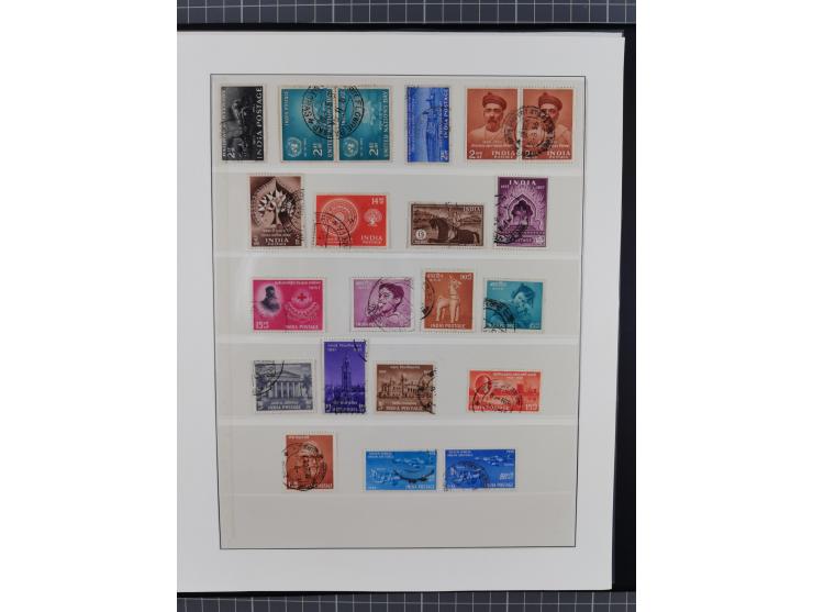 1855/1950 (ca.), unused and used collection including many better sets and single stamps, including SG 147, 191, Gandhi set, 