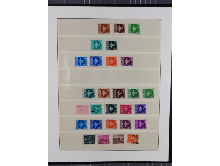 1855/1950 (ca.), unused and used collection including many better sets and single stamps, including SG 147, 191, Gandhi set, 