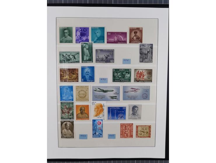 1855/1950 (ca.), unused and used collection including many better sets and single stamps, including SG 147, 191, Gandhi set, 