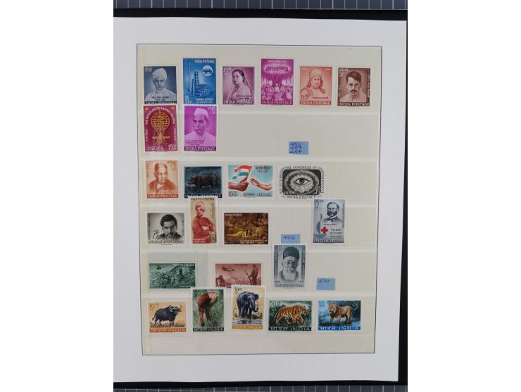 1855/1950 (ca.), unused and used collection including many better sets and single stamps, including SG 147, 191, Gandhi set, 