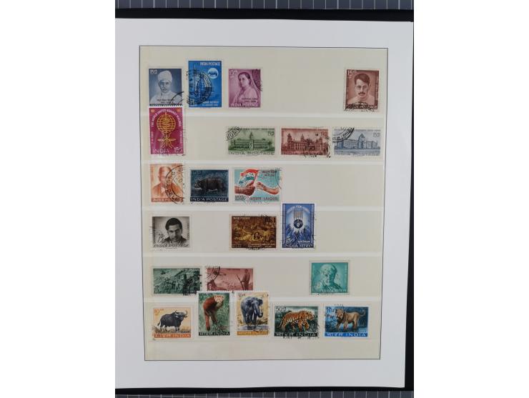 1855/1950 (ca.), unused and used collection including many better sets and single stamps, including SG 147, 191, Gandhi set, 