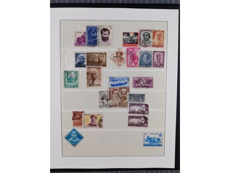 1855/1950 (ca.), unused and used collection including many better sets and single stamps, including SG 147, 191, Gandhi set, 