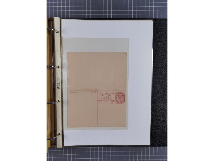 1880/1940 (ca.), about 180 items of postal stationery and few covers, unused and used, including some with additional frankin