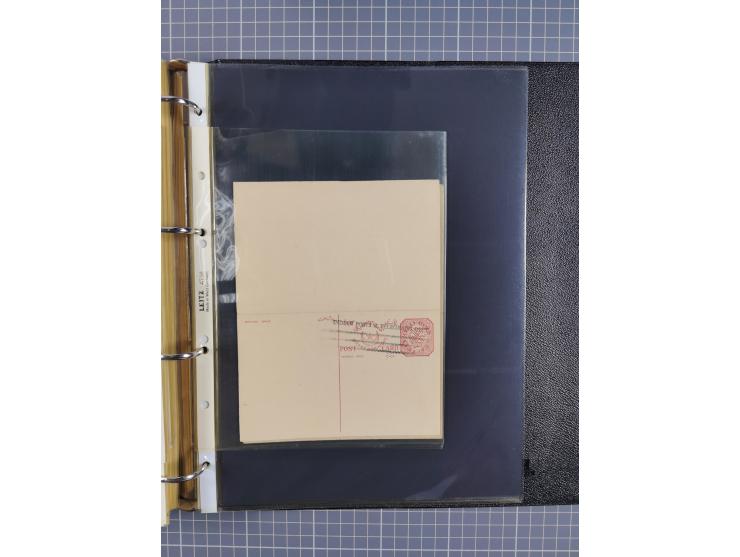1880/1940 (ca.), about 180 items of postal stationery and few covers, unused and used, including some with additional frankin