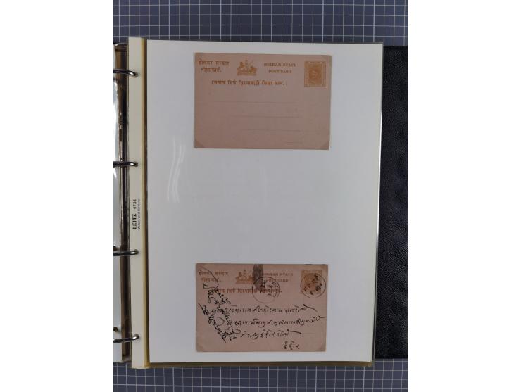 1880/1940 (ca.), about 180 items of postal stationery and few covers, unused and used, including some with additional frankin
