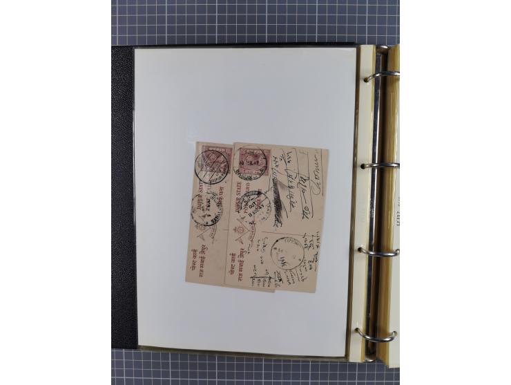 1880/1940 (ca.), about 180 items of postal stationery and few covers, unused and used, including some with additional frankin