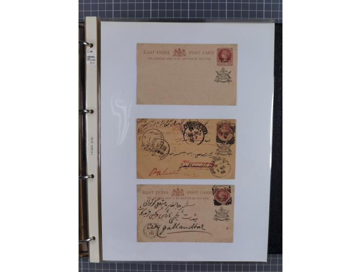 1880/1940 (ca.), about 180 items of postal stationery and few covers, unused and used, including some with additional frankin