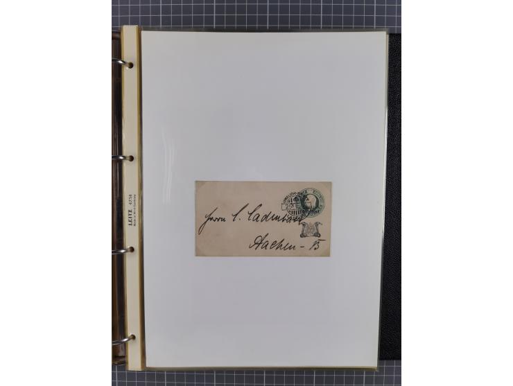 1880/1940 (ca.), about 180 items of postal stationery and few covers, unused and used, including some with additional frankin