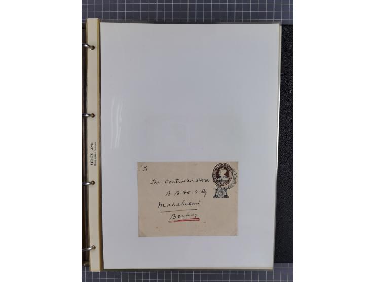 1880/1940 (ca.), about 180 items of postal stationery and few covers, unused and used, including some with additional frankin