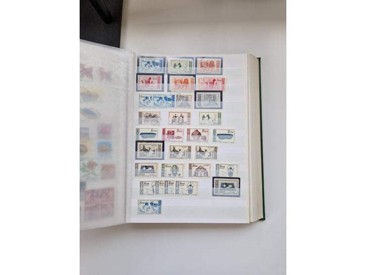 1955/2000 (ca.), mint never hinged/unused and used accumulation, including some miniature sheets, together with a part of mod