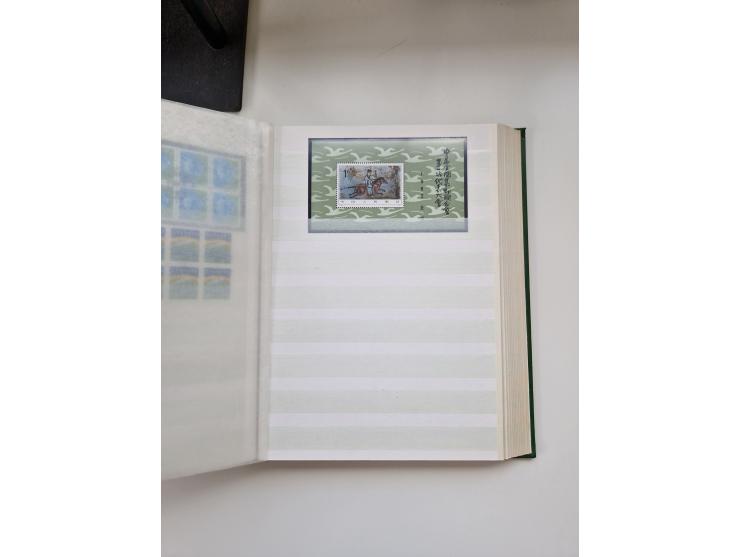 1955/2000 (ca.), mint never hinged/unused and used accumulation, including some miniature sheets, together with a part of mod