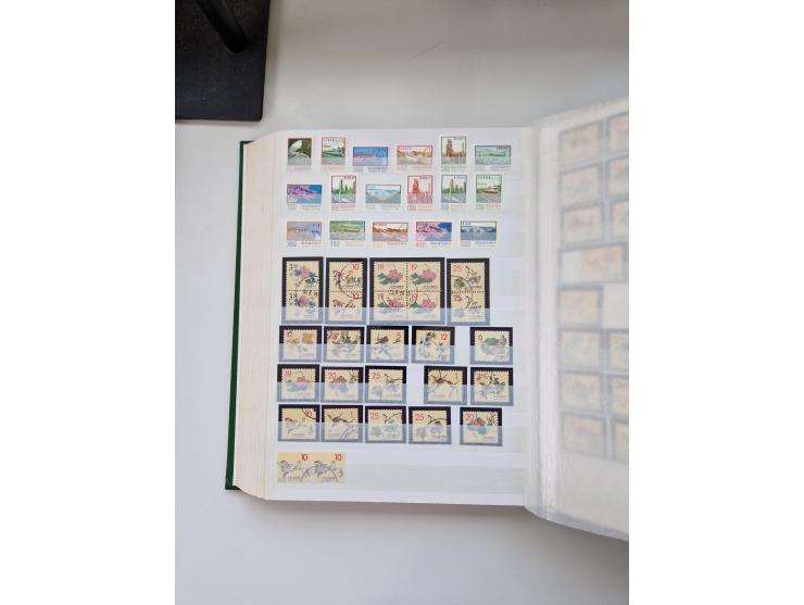 1955/2000 (ca.), mint never hinged/unused and used accumulation, including some miniature sheets, together with a part of mod