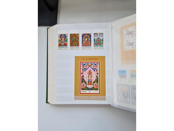 1955/2000 (ca.), mint never hinged/unused and used accumulation, including some miniature sheets, together with a part of mod