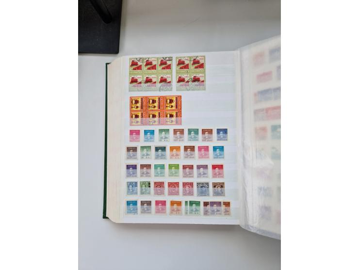 1955/2000 (ca.), mint never hinged/unused and used accumulation, including some miniature sheets, together with a part of mod