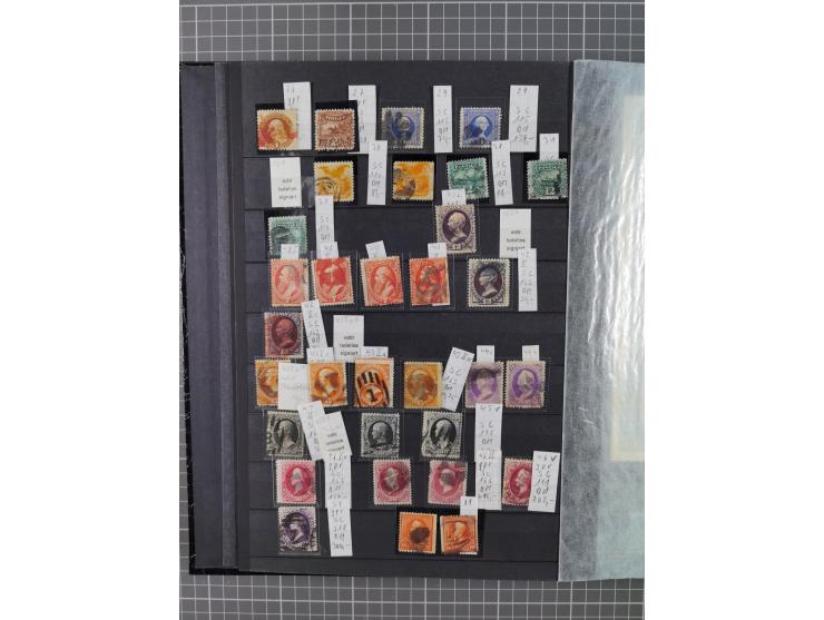 1847/1975, mostly used collection incl. better values and varieties, e.g. Mi.-No. 1, 6 (2, one with red cancel), 7 , 19IIv, 1