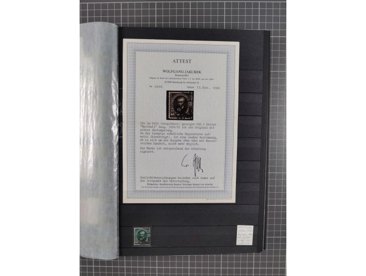 1847/1975, mostly used collection incl. better values and varieties, e.g. Mi.-No. 1, 6 (2, one with red cancel), 7 , 19IIv, 1