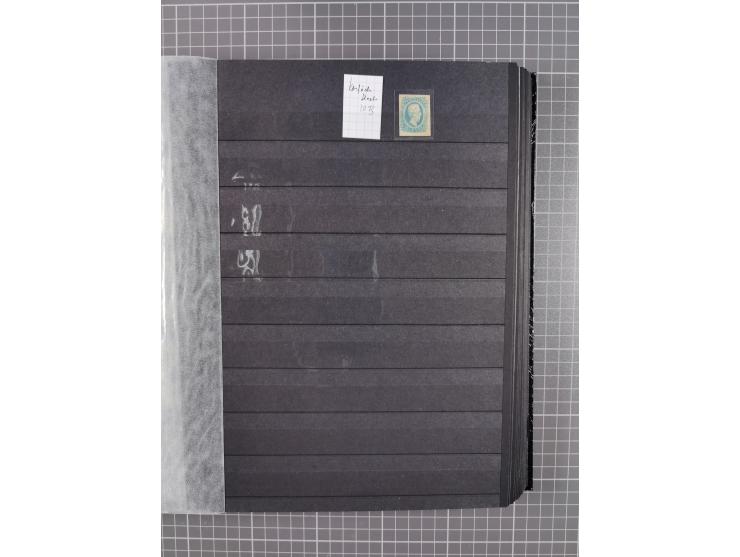 1847/1975, mostly used collection incl. better values and varieties, e.g. Mi.-No. 1, 6 (2, one with red cancel), 7 , 19IIv, 1