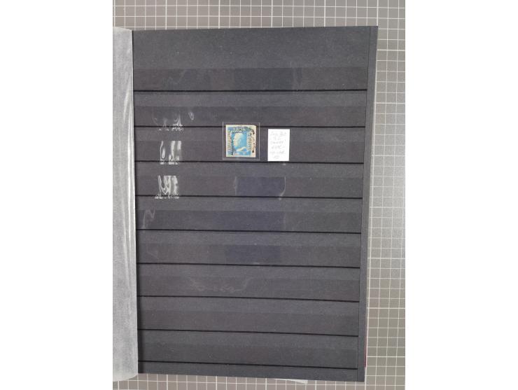 1859 Ferdinand II collection of over 100 mint and used stamps, neatly arranged by denomination, a solid study of the issue wi