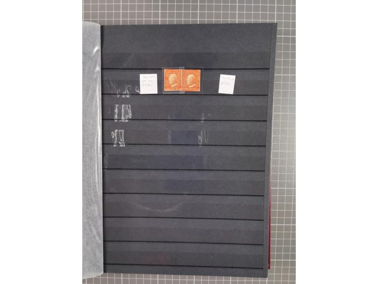 1859 Ferdinand II collection of over 100 mint and used stamps, neatly arranged by denomination, a solid study of the issue wi