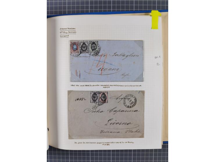 1880/1918 (ca.), Imperial Russia Railway Post Offices, splendid collection of circa 400 covers and cards, expertly arranged w