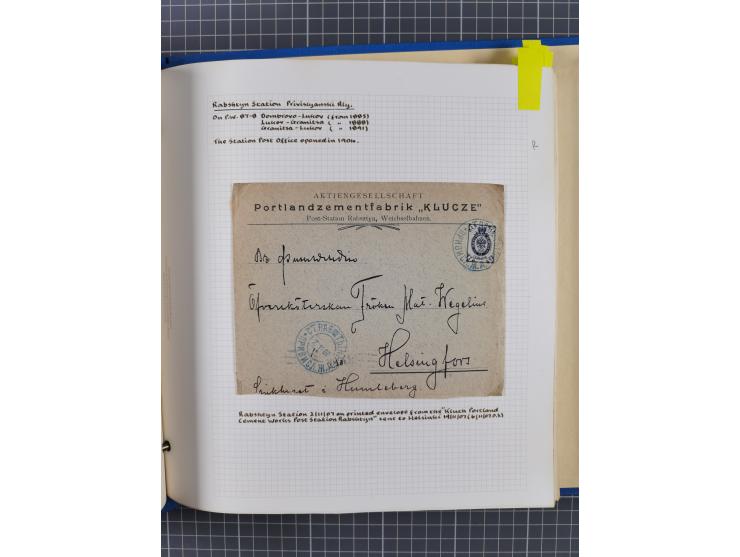 1880/1918 (ca.), Imperial Russia Railway Post Offices, splendid collection of circa 400 covers and cards, expertly arranged w