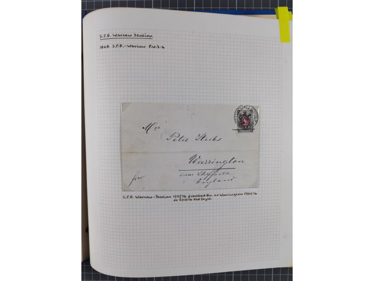 1880/1918 (ca.), Imperial Russia Railway Post Offices, splendid collection of circa 400 covers and cards, expertly arranged w
