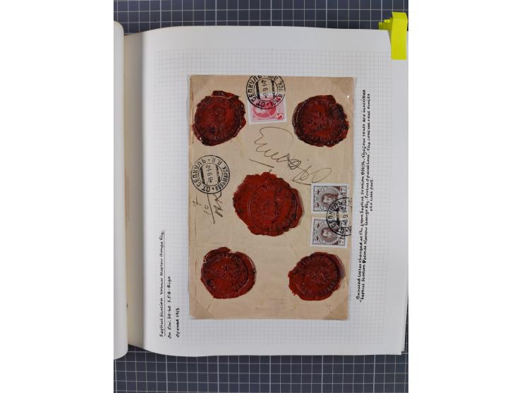 1880/1918 (ca.), Imperial Russia Railway Post Offices, splendid collection of circa 400 covers and cards, expertly arranged w