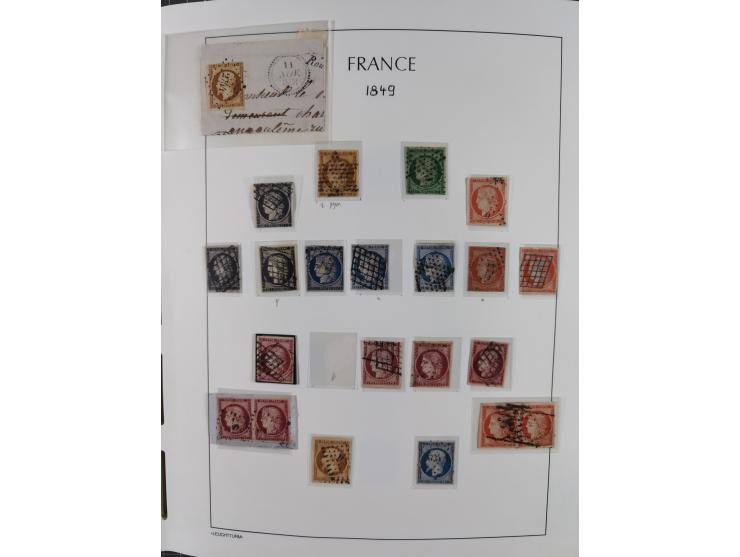 1849/1955, extensive, mainly used collection with many better items, starting with Mi.-Nr. 1 signed Bühler, good part Ceres a