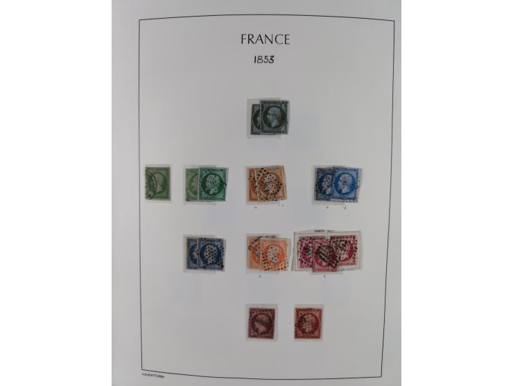 1849/1955, extensive, mainly used collection with many better items, starting with Mi.-Nr. 1 signed Bühler, good part Ceres a