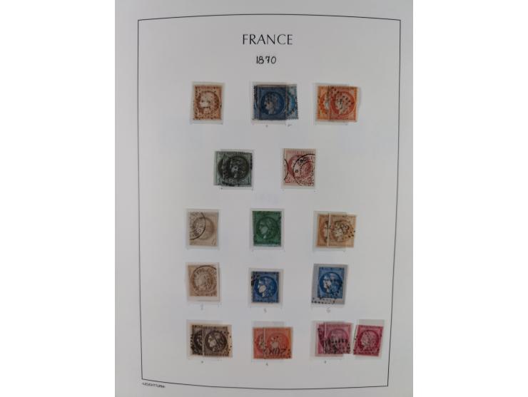 1849/1955, extensive, mainly used collection with many better items, starting with Mi.-Nr. 1 signed Bühler, good part Ceres a