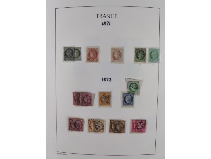 1849/1955, extensive, mainly used collection with many better items, starting with Mi.-Nr. 1 signed Bühler, good part Ceres a