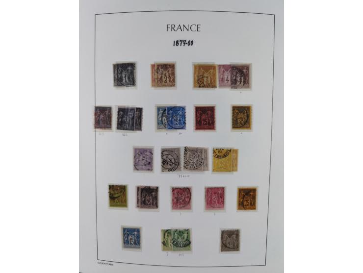 1849/1955, extensive, mainly used collection with many better items, starting with Mi.-Nr. 1 signed Bühler, good part Ceres a