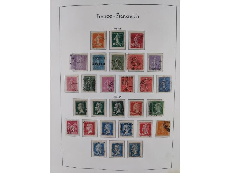 1849/1955, extensive, mainly used collection with many better items, starting with Mi.-Nr. 1 signed Bühler, good part Ceres a