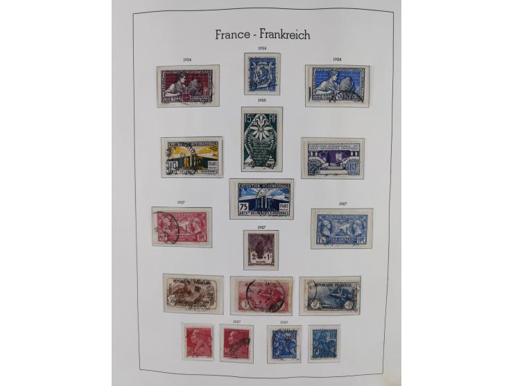 1849/1955, extensive, mainly used collection with many better items, starting with Mi.-Nr. 1 signed Bühler, good part Ceres a