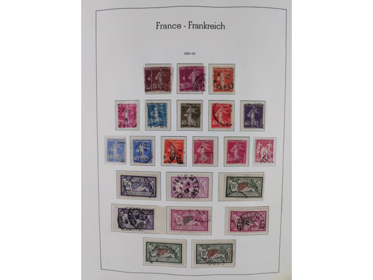 1849/1955, extensive, mainly used collection with many better items, starting with Mi.-Nr. 1 signed Bühler, good part Ceres a