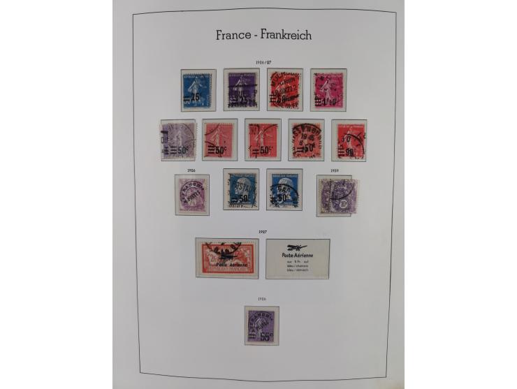 1849/1955, extensive, mainly used collection with many better items, starting with Mi.-Nr. 1 signed Bühler, good part Ceres a