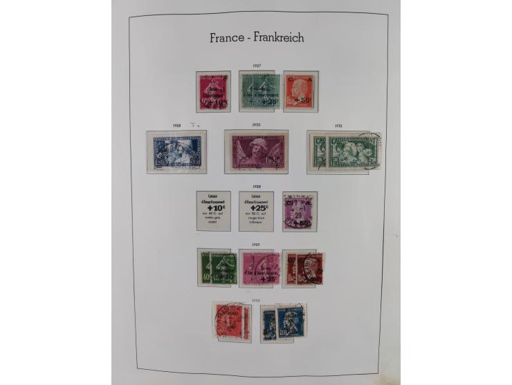 1849/1955, extensive, mainly used collection with many better items, starting with Mi.-Nr. 1 signed Bühler, good part Ceres a