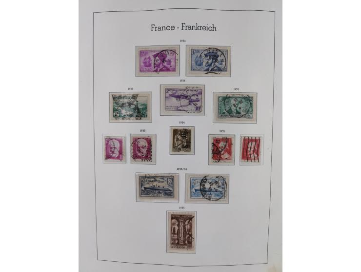 1849/1955, extensive, mainly used collection with many better items, starting with Mi.-Nr. 1 signed Bühler, good part Ceres a