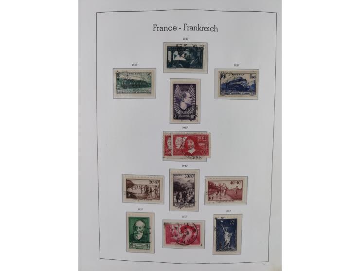 1849/1955, extensive, mainly used collection with many better items, starting with Mi.-Nr. 1 signed Bühler, good part Ceres a