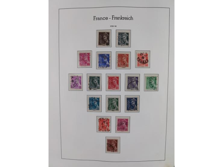 1849/1955, extensive, mainly used collection with many better items, starting with Mi.-Nr. 1 signed Bühler, good part Ceres a