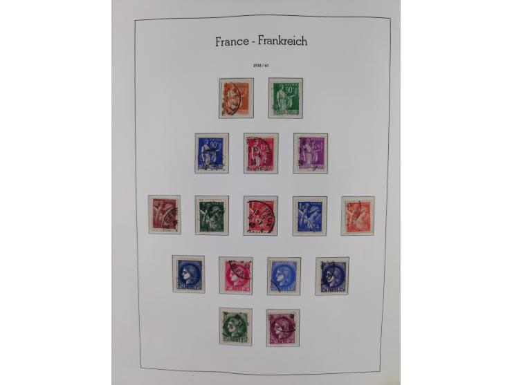 1849/1955, extensive, mainly used collection with many better items, starting with Mi.-Nr. 1 signed Bühler, good part Ceres a